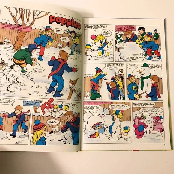 Vtg 1987 Popples Annual Marvel Book  Etta Saunders - Picture 9 of 16